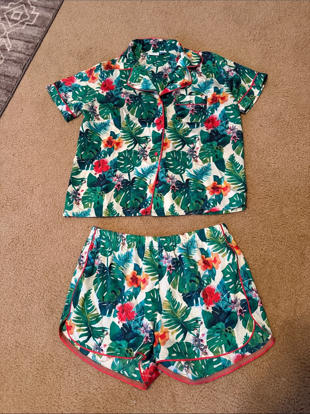 Tabitha Webb Tropical Pajama Set